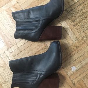 Jeffrey Campbell block heel bootie